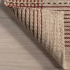 Kirklands Home Area Rugs|Plaid Emily Henderson x RugsUSA Area Rug, 4x6 Tan
