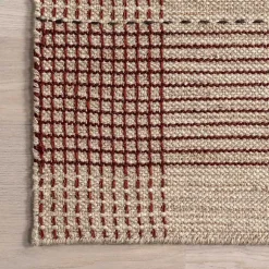 Kirklands Home Area Rugs|Plaid Emily Henderson x RugsUSA Area Rug, 8x10 Tan