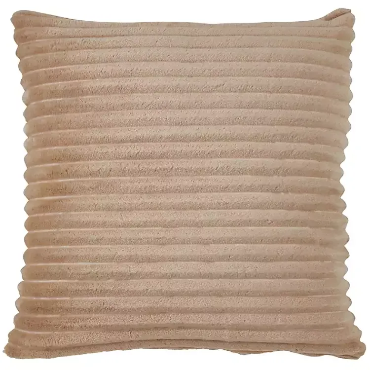 Online Pleated Faux Rabbit Fur Pillow Pillows