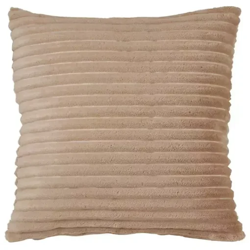 Online Pleated Faux Rabbit Fur Pillow Pillows