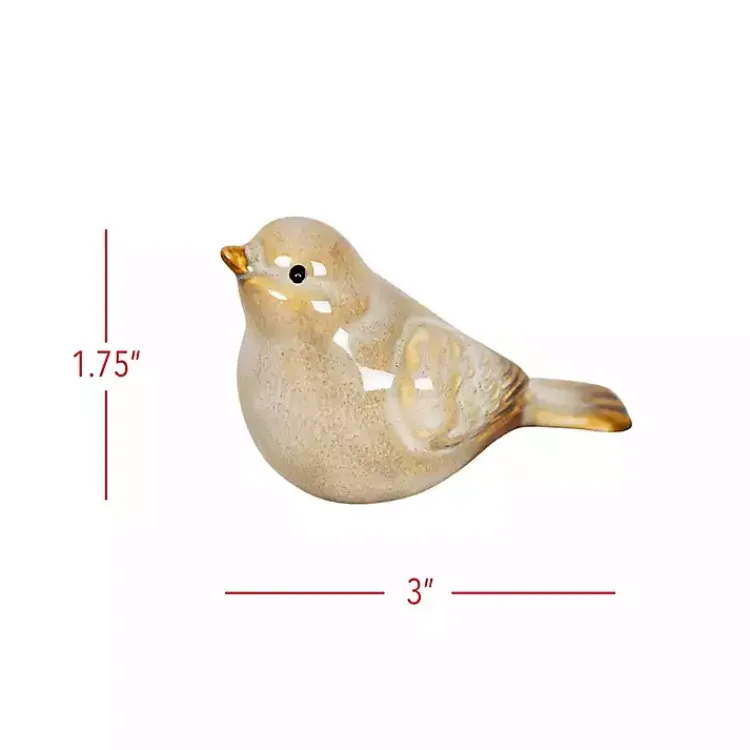 Sale Porcelain Bird Figurines, Set of 4 Statues & Figurines