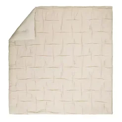 Kirklands Home Comforters|Riley Pleated 3-pc. Full/Queen Comforter Set Tan