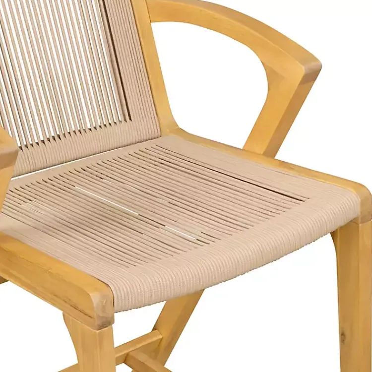 Kirklands Home Bar Stools & Counter Height Stools|Rope and Honey Wood Counter Stool Tan