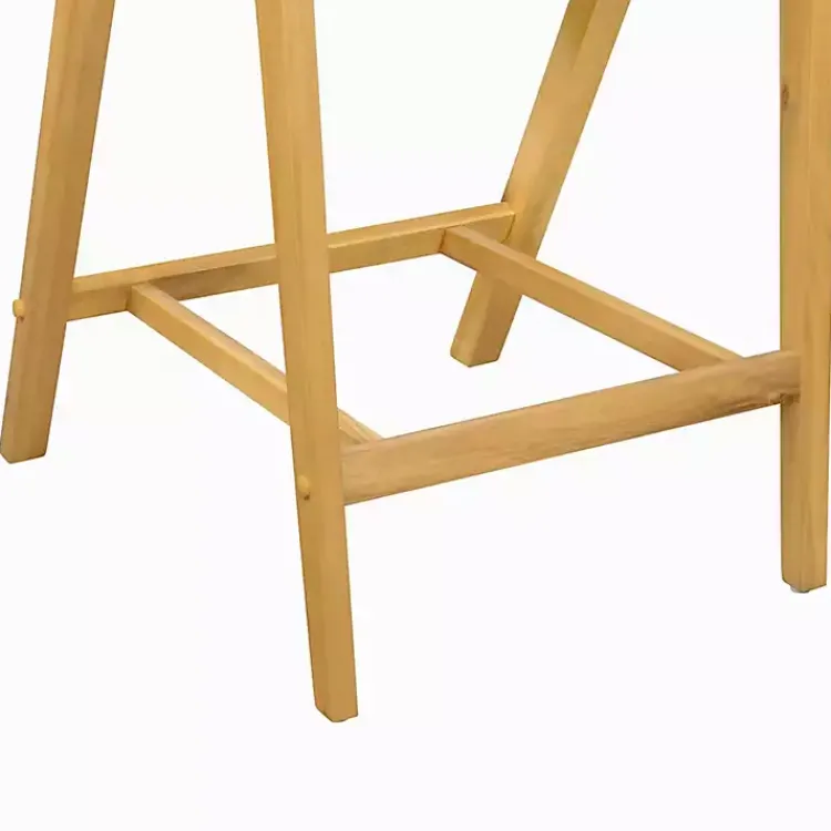 Kirklands Home Bar Stools & Counter Height Stools|Rope and Honey Wood Counter Stool Tan