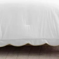 Kirklands Home Comforters|Tan Scalloped Edge 3-pc. King Comforter Set