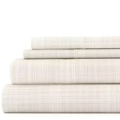 Kirklands Home Bed Sheets|Soft Thatch 3-pc. Twin Sheet Set Tan