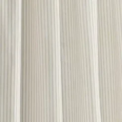 Kirklands Home Curtains & Drapes|Tan Stripe Ruffled Curtain Panel Set, 84 in.