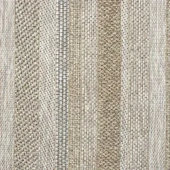 Kirklands Home Area Rugs|Striped Indoor/Outdoor Area Rug, 7x9 Tan