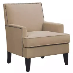 Kirklands Home Accent Chairs|Upholstered Colton Accent Chair Tan