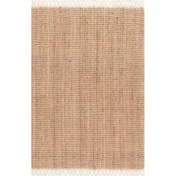 Kirklands Home Area Rugs|Woven Reese Area Rug, 5x8 Tan