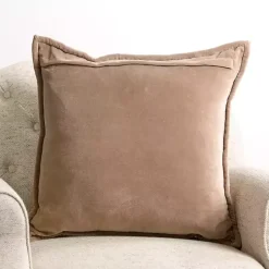 Best Taupe Diamond Velvet Pillow Pillows
