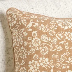 Hot Taupe Fall Floral Pillow Pillows