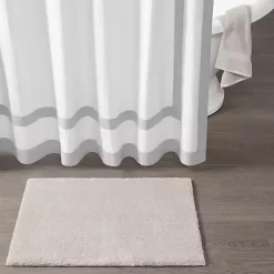 Kirklands Home Bathroom Rugs|Taupe High Pile Marshmallow Bath Mat, 30 in. Ivory