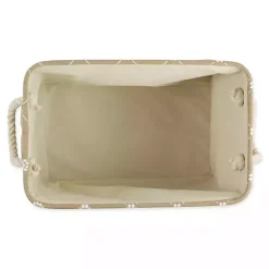 Hot Taupe Paw Trellis Recgle Basket, 16 in. Baskets & Boxes