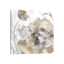 Kirklands Home Canvas Art|Taupe Spring Poppy Canvas Art Print