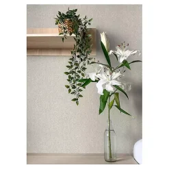 Kirklands Home Wall Murals & Wallpaper|Taupe Textured Cross Woven Peel & Stick Wallpaper Gray