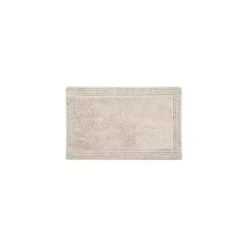 Kirklands Home Bathroom Rugs|Taupe Tufted Reversible Cotton Bath Mat, 34 in. Tan