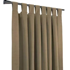 Kirklands Home Curtains & Drapes|Taupe Ventura Blackout Curtain Panel, 63 in. Tan