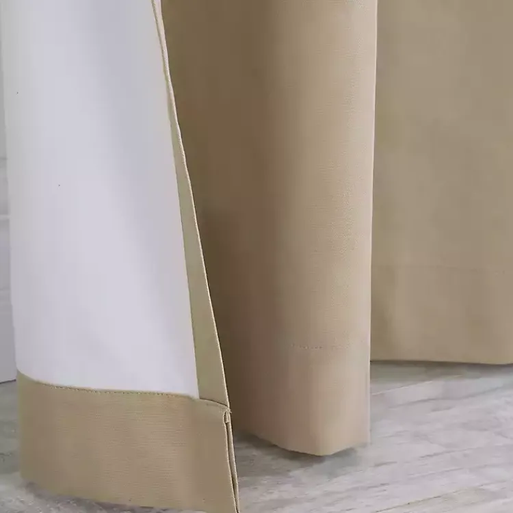 Kirklands Home Curtains & Drapes|Taupe Weathermate Blackout Cur Panel, 84 in. Tan