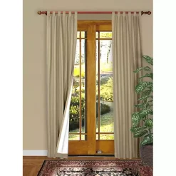 Kirklands Home Curtains & Drapes|Taupe Weathermate Blackout Curtain Panel, 95 in. Tan