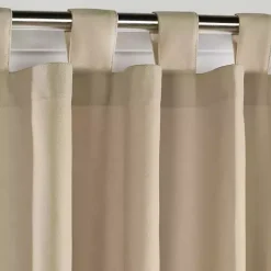 Kirklands Home Curtains & Drapes|Taupe Weathermate Curtain Panel, 72 in. Tan