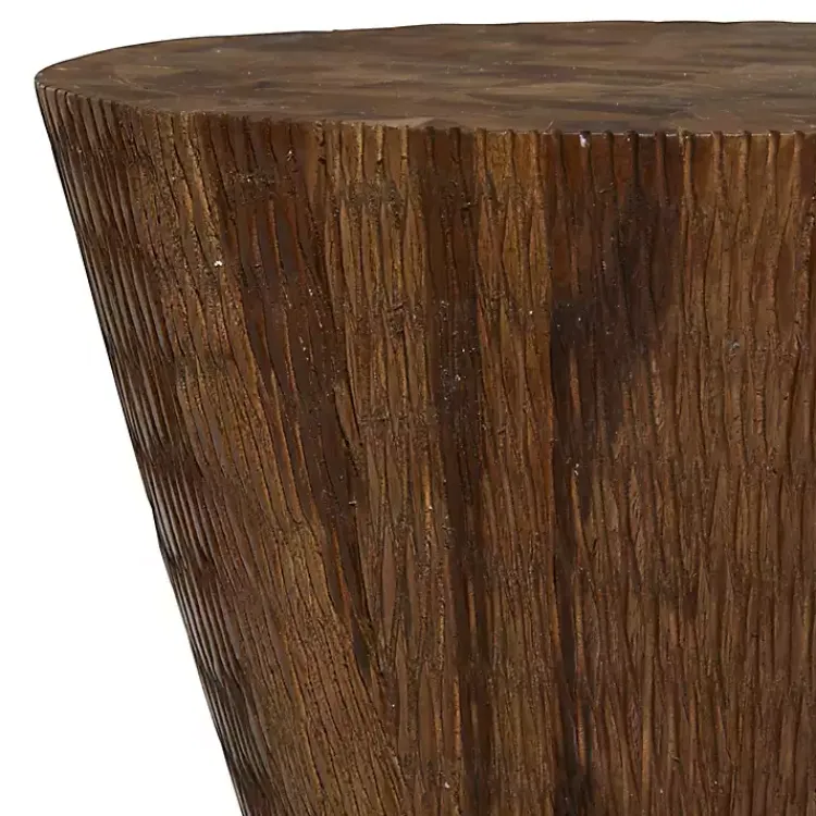 Kirklands Home Accent & End Tables|Teak Wood Hourglass Accent Table Brown