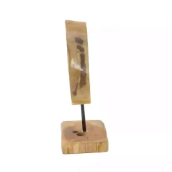 Best Teak Wood Raw Edge Crystal Figurine Statues & Figurines