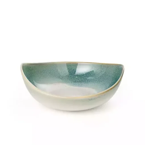 Discount Teal & White Ceramic Decorative Bowls, Set of 3 Decorative Bowls & Jars