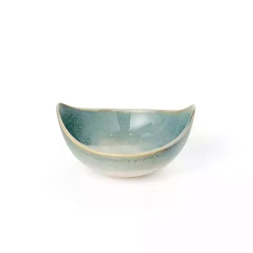 Discount Teal & White Ceramic Decorative Bowls, Set of 3 Decorative Bowls & Jars