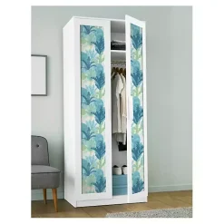 Kirklands Home Wall Murals & Wallpaper|Teal Bohoemian Jungle Peel & Stick Wallpaper