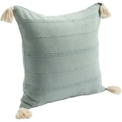 Online Teal Dobby Loomed Pillow Pillows