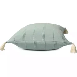 Online Teal Dobby Loomed Pillow Pillows