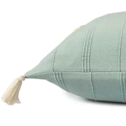 Online Teal Dobby Loomed Pillow Pillows