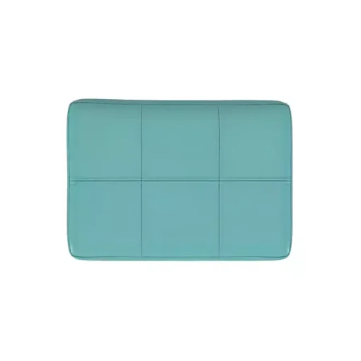 Kirklands Home Bar Stools & Counter Height Stools|Teal Faux Leather Claridge Counter Stool Blue