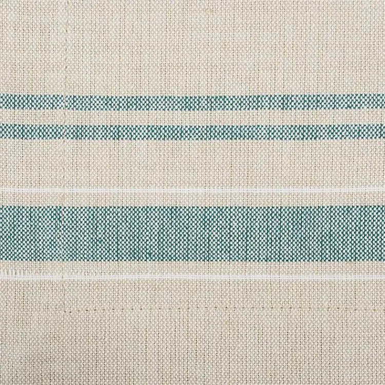 Kirklands Home Table Linens|Teal French Stripe Placemats, Set of 6 Green