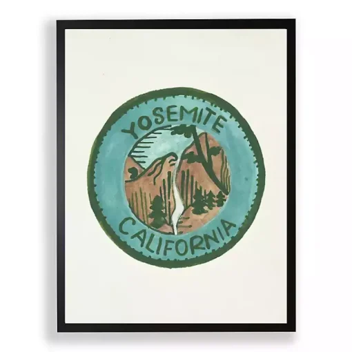 Kirklands Home Framed Art|Teal Yosemite Framed Art Print