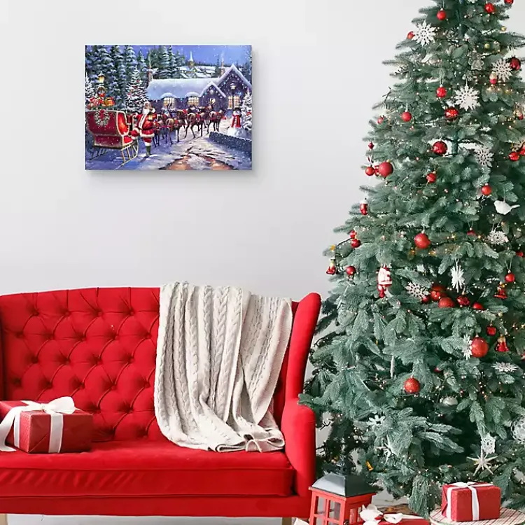 Best Team Santa Canvas Art Print Christmas Art & Wall Decor