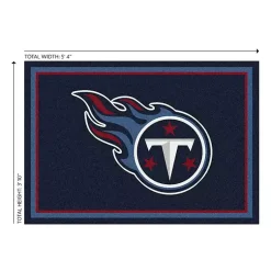 Kirklands Home Area Rugs|Tennessee Titans Area Rug, 4x6 Blue