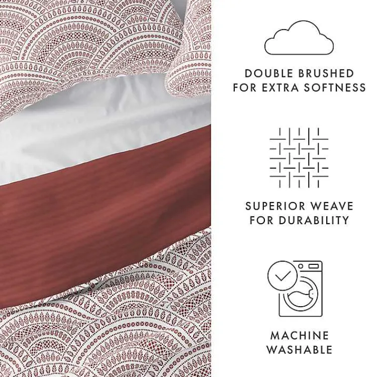 Kirklands Home Quilts|Terra Scalloped Reversible 3-pc. Queen Quilt Set