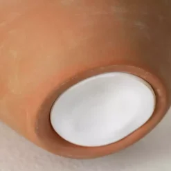 Kirklands Home Garden Decor|Terracotta Honey Pot Bird Feeder Brown