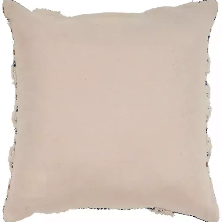 Hot Textured Blue Stripe Pillow Pillows