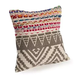 Clearance Textured Geometric Boho Pillow Pillows