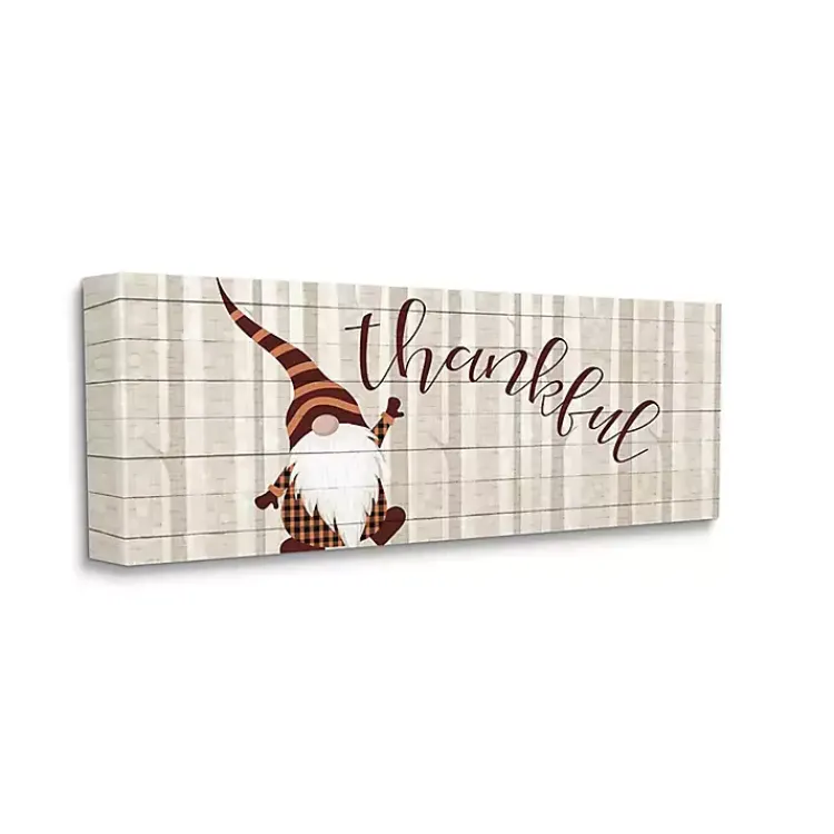 Sale Thankful Gnome Canvas Wall Art Fall