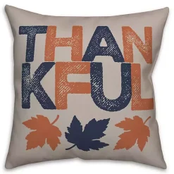 Clearance Thankful Leaves Pillow Fall