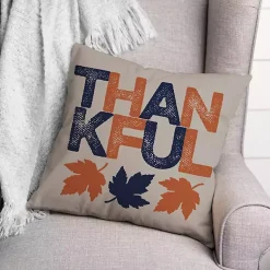 Clearance Thankful Leaves Pillow Fall