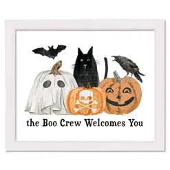 Sale The Boo Crew Framed Canvas Art Print Halloween