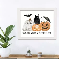 Sale The Boo Crew Framed Canvas Art Print Halloween