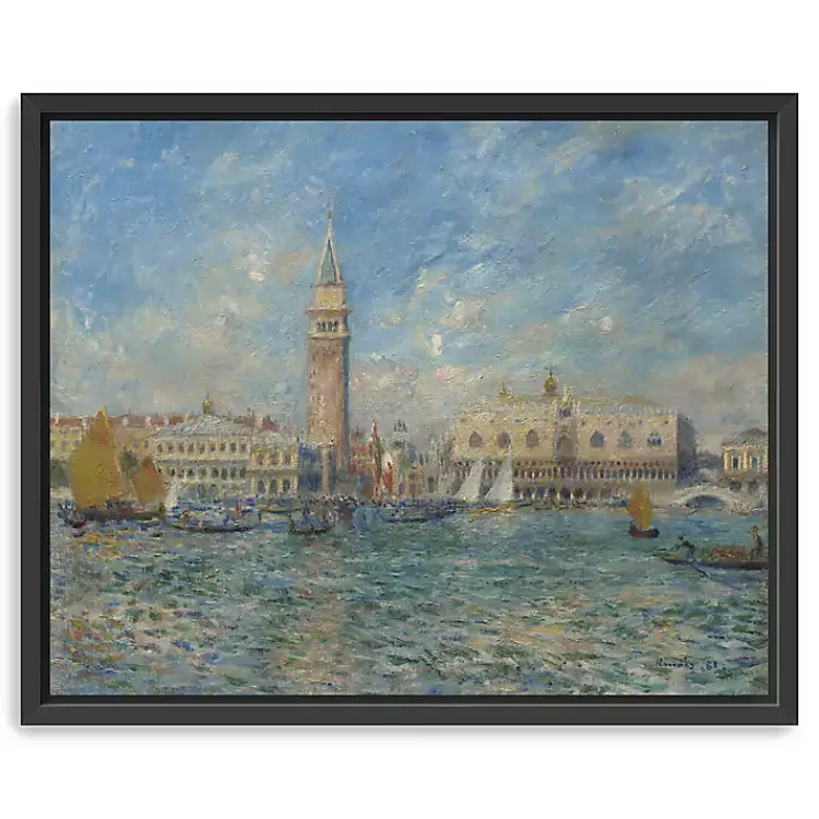 Kirklands Home Canvas Art|The Doge's Palace, Venice Canvas Art Print, 18x22 Blue