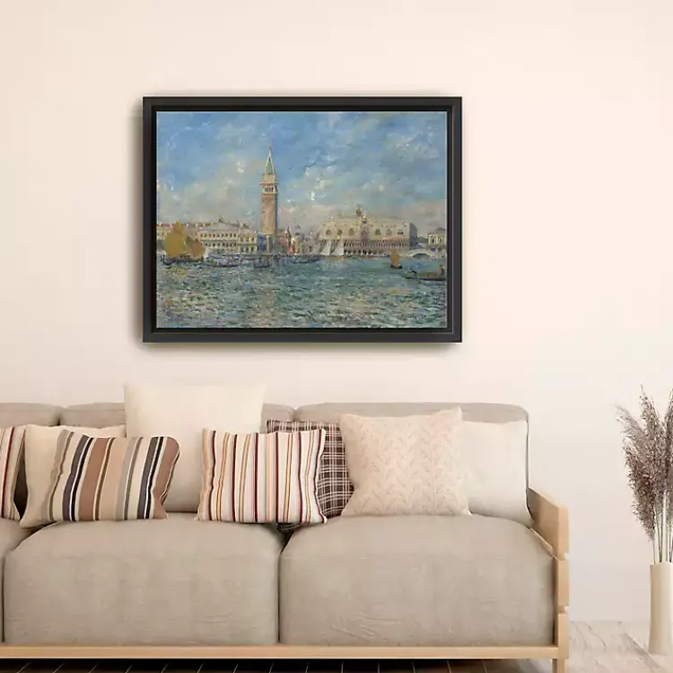 Kirklands Home Canvas Art|The Doge's Palace, Venice Canvas Art Print, 32x42 Blue