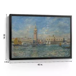 Kirklands Home Canvas Art|The Doge's Palace, Venice Canvas Art Print, 32x42 Blue